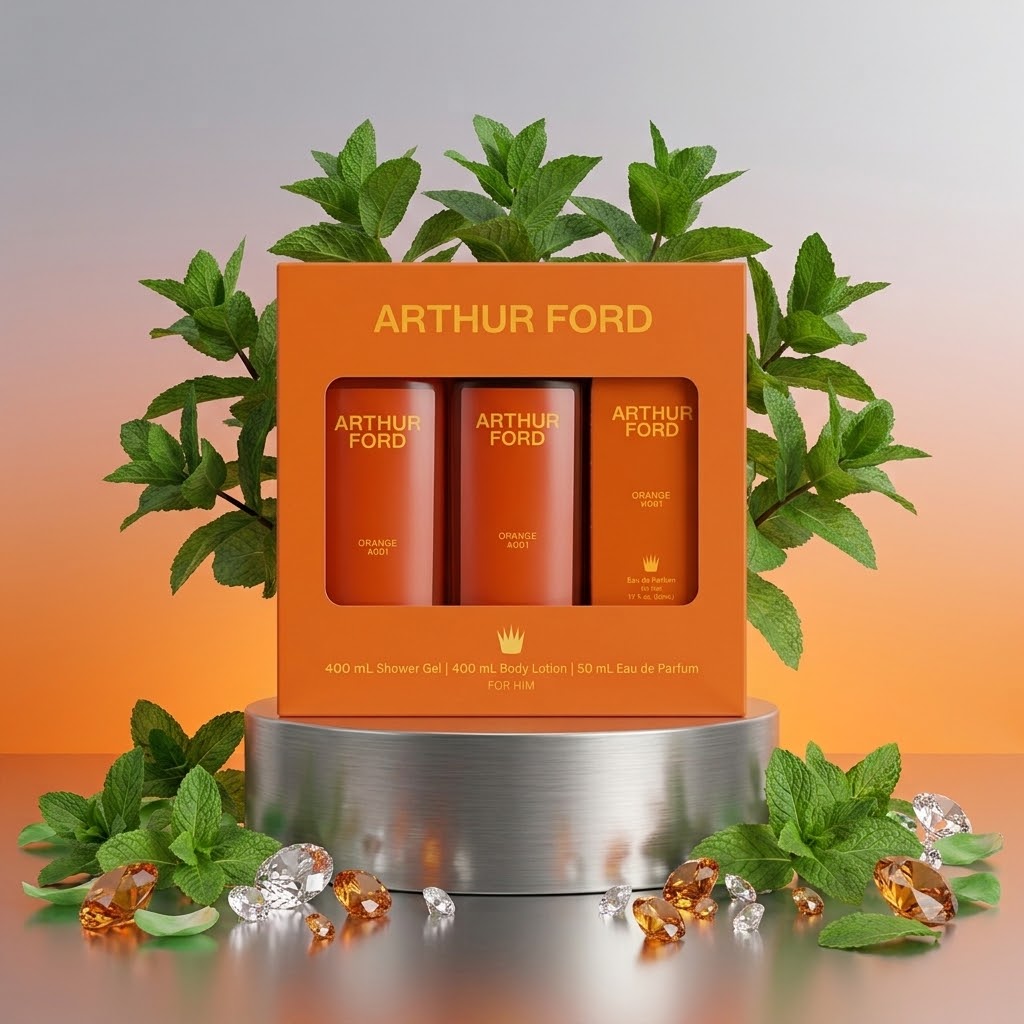 BODY WASH GIFT SET ORANGE #1