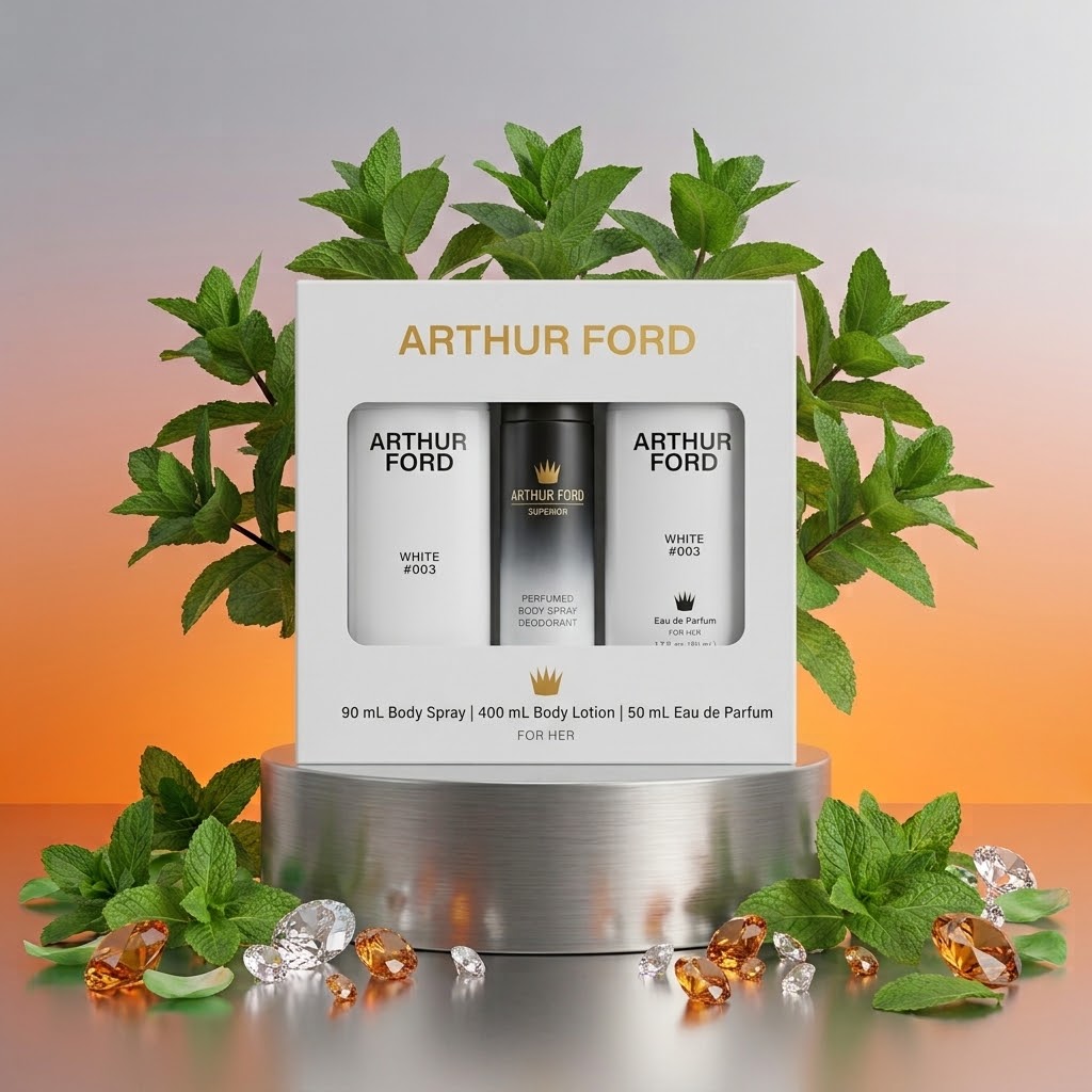 BODY WASH GIFT SET WHITE #3
